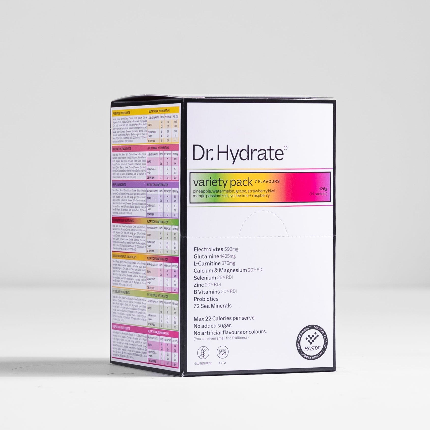 【新品未開封】THE POWERFUL HYDRATION COLLECTION Dr. Hydrate Variety Sachet Pack (7 Flavours) – DrHydrate Singapore
